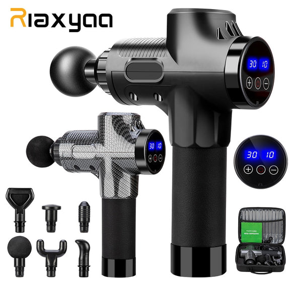 High frequency Massage Gun Muscle Relax Body Relaxation Electric Massager with Portable Bag Therapy Gun for fitness - Assorted Buy Online
