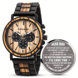 BOBO BIRD Stylish Wood & Stainless Steel Men's Watch, Birthday Anniversary Christmas Gift - Assorted Buy Online