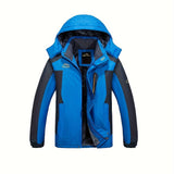 Plus Size Men's Winter Warm Jacket Loose Oversized Cotton Hooded Coat, Zipper Anti-skiing Windproof Winter Snowwear - Assorted Buy Online