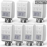 ZigBee3.0 Smart WIFI Thermostatic Radiator Valve Actuator TRV Programmable Temperature Controller Alexa Tuya Google Assistant - Assorted Buy Online