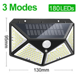 180/100 Solar Powered LED Light Outdoor with Motion Sensor Waterproof - Assorted Buy Online