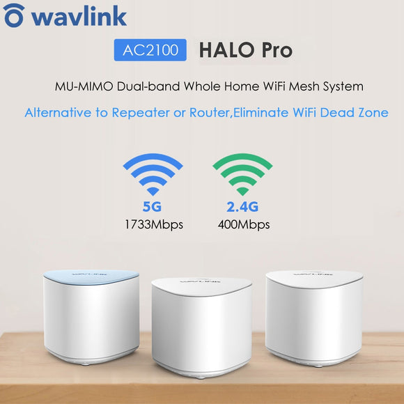 Wireless Mesh WiFi Router 2.4G 5G AC2100 MU-MIMO Dual-Band Whole Home Mesh WiFi Wireless Router - Assorted Buy Online