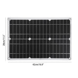 110V/220V Solar Power System 20W Solar Panel Battery Charger 4000W with Inverter Complete Kit Solar Controller 30A/40A/50A/60A - Assorted Buy Online