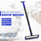 4-in-1 Extendable Snow Shovel Ice Scraper Snow Brush Water Remover Car Tool - Assorted Buy Online