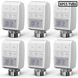 ZigBee3.0 Smart WIFI Thermostatic Radiator Valve Actuator TRV Programmable Temperature Controller Alexa Tuya Google Assistant - Assorted Buy Online