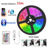 20/25/30M LED RGB Lights Strip + Bluetooth Waterproof 2835 Control+Adapter - Assorted Buy Online