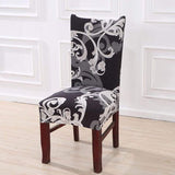 Dining Chair Cover Spandex Elastic Pastoral Print Modern Slipcovers -1/2/4/6PCS - Assorted Buy Online