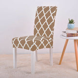 Dining Chair Cover Spandex Elastic Pastoral Print Modern Slipcovers -1/2/4/6PCS - Assorted Buy Online