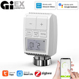 ZigBee3.0 Smart WIFI Thermostatic Radiator Valve Actuator TRV Programmable Temperature Controller Alexa Tuya Google Assistant - Assorted Buy Online