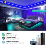 20/25/30M LED RGB Lights Strip + Bluetooth Waterproof 2835 Control+Adapter - Assorted Buy Online