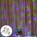 3M LED USB Powered Fairy Christmas Lights Garland Festoon Curtain Lamp w/ Remote Control - Assorted Buy Online