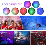 Laser Galaxy Starry Sky Projector Rotating Water Waving Night Light Led Colorful Nebula Cloud Lamp Mood Lighting - Assorted Buy Online