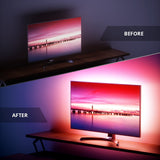 LED Strip RGB Light + Bluetooth APP Control, Backlight for TV - Assorted Buy Online