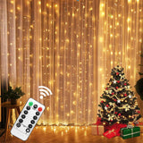 3M LED USB Powered Fairy Christmas Lights Garland Festoon Curtain Lamp w/ Remote Control - Assorted Buy Online