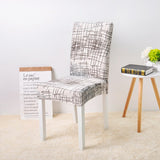 Dining Chair Cover Spandex Elastic Pastoral Print Modern Slipcovers -1/2/4/6PCS - Assorted Buy Online