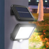 3 Mode Solar Powered LED Lights 100COB/120COB/160COB Waterproof Motion Sensor Wall Light (With remote) - Assorted Buy Online