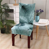 Dining Chair Cover Spandex Elastic Pastoral Print Modern Slipcovers -1/2/4/6PCS - Assorted Buy Online