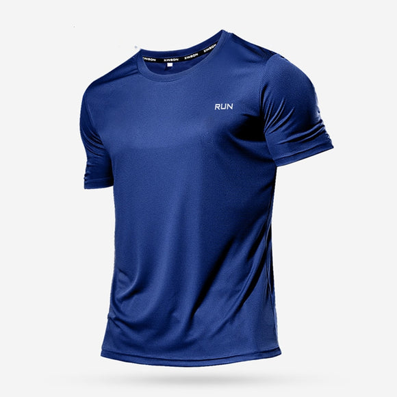 High Quality Polyester Men's Sport T Shirt Quick Dry for Fitness Training Exercise Gym Sport - Assorted Buy Online