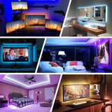 LED Strip RGB Light + Bluetooth APP Control, Backlight for TV - Assorted Buy Online