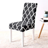 Dining Chair Cover Spandex Elastic Pastoral Print Modern Slipcovers -1/2/4/6PCS - Assorted Buy Online