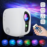 Laser Galaxy Starry Sky Projector Rotating Water Waving Night Light Led Colorful Nebula Cloud Lamp Mood Lighting - Assorted Buy Online