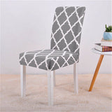 Dining Chair Cover Spandex Elastic Pastoral Print Modern Slipcovers -1/2/4/6PCS - Assorted Buy Online