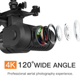 New GPS Drone 4k Professional 8K HD Camera 2-Axis Gimbal Anti-Shake Brushless Foldable Quadcopter 1.2km - Assorted Buy Online