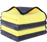 Microfiber Car Wash Towel - Plush Polyester Fibre Car Cleaning Cloth - Assorted Buy Online