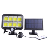 3 Mode Solar Powered LED Lights 100COB/120COB/160COB Waterproof Motion Sensor Wall Light (With remote) - Assorted Buy Online