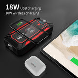 UTRAI 2500A Car Battery Starter Portable Power Bank 10W Wireless Charger LED Light Safety Hammer Car Jump Starter - Assorted Buy Online