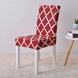 Dining Chair Cover Spandex Elastic Pastoral Print Modern Slipcovers -1/2/4/6PCS - Assorted Buy Online