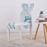 Dining Chair Cover Spandex Elastic Pastoral Print Modern Slipcovers -1/2/4/6PCS - Assorted Buy Online