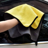 Microfiber Car Wash Towel - Plush Polyester Fibre Car Cleaning Cloth - Assorted Buy Online