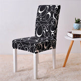 Dining Chair Cover Spandex Elastic Pastoral Print Modern Slipcovers -1/2/4/6PCS - Assorted Buy Online