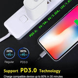 Original 20W USB-C Power Adapter For iphone 13 13mini Pro Max Type C fast charger for Apple Cable for iPhone 8 Plus X XS 11 12 - Assorted Buy Online
