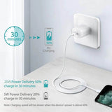 Original 20W USB-C Power Adapter For iphone 13 13mini Pro Max Type C fast charger for Apple Cable for iPhone 8 Plus X XS 11 12 - Assorted Buy Online