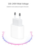 Original 20W USB-C Power Adapter For iphone 13 13mini Pro Max Type C fast charger for Apple Cable for iPhone 8 Plus X XS 11 12 - Assorted Buy Online