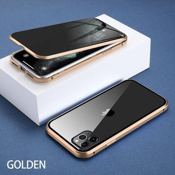 KISSCASE Magnetic Privacy Glass Case for iPhone - Various Model - Assorted Buy Online