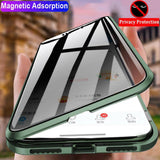 KISSCASE Magnetic Privacy Glass Case for iPhone - Various Model - Assorted Buy Online