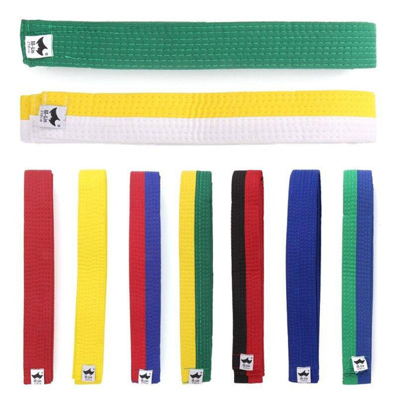 Professional Taekwondo Belt Karate Judo Double Wrap Martial Arts Stripe Sports - Assorted Buy Online