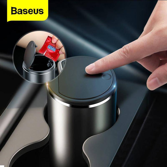 Car Trash Bin Alloy Fits in Cup Holder - Assorted Buy Online