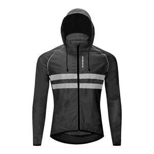 WOSAWE Windproof Cycling Jackets Hooded Men Riding Waterproof Cycle Clothing - Assorted Buy Online