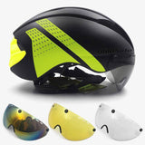 Aero Helmet Time Trial Cycling Helmet Men/Women  w/goggles - Assorted Buy Online