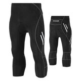 Men's Cycling Pants Elastic Cycling Tight Pants Clothing Gel Pad Calf-Length - Assorted Buy Online