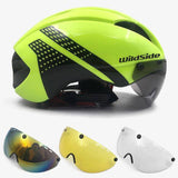 Aero Helmet Time Trial Cycling Helmet Men/Women  w/goggles - Assorted Buy Online