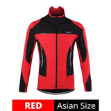 ARSUXEO Fleece Thermal Cycling Jacket Windproof Windbreaker - Assorted Buy Online