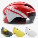 Aero Helmet Time Trial Cycling Helmet Men/Women  w/goggles - Assorted Buy Online