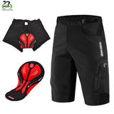 Men's Loose Cycling Shorts 3D Padded Outdoor Sports Dirt Resistance Breathable - Assorted Buy Online
