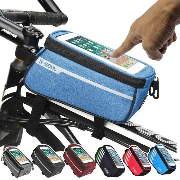 Waterproof Bicycle Bag Nylon Bike Cycling Cell Mobile Phone Bag Case 5.5'' 6'' Bicycle Panniers - Assorted Buy Online