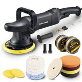 700W Car Polishing Machine DA 6inch 21mm Orbit Dual Action Auto Polisher Variable Speed Sander/Buffing Machine - Assorted Buy Online